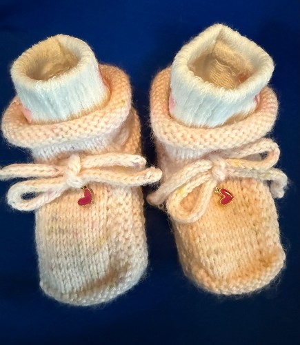Baby booties light hot pink - baby, /