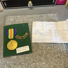 WW1 Victory Medal And Badge