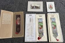 Cash's of Coventry Woven Silk Bookmarks and Pictures Job Lot of 5