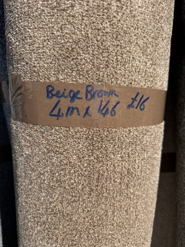 Carpet offcut beige brown - beige,