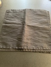 Black napkins x 5. 16 x 16 inches. Used but good condition
