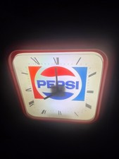 Pepsi Cola Vintage Wall Clock ideal for mancave, great display piece.