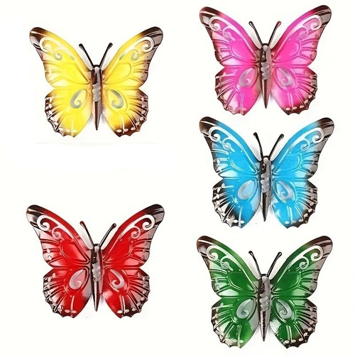 5pcs metal butterfly - 5pcs,