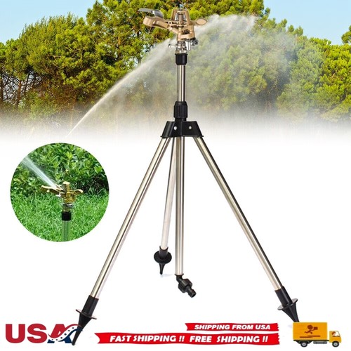 Impact sprinkler tripod - sprinkler, on