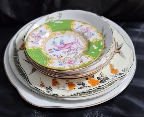 Mismatched china vintage - china,