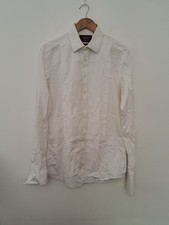 Charles Tyrwhitt Dinner Tuxedo Shirt 15.5 White Marcella Black Tie Evening Slim