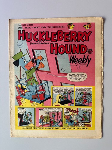 Huckleberry hound weekly comic - hound,