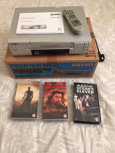 Sanyo nicam vhs stereo - sanyo,