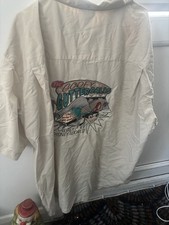 Vintage Disney World Bowling Shirt Men 2XL Button Up Loop Collar Goofy Y2K