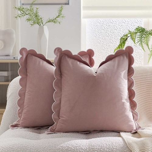 Velvet solid ruffle - 18",