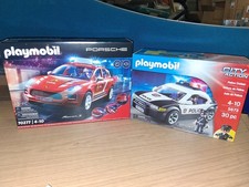 Playmobil 70772 Porsche Fire Car & 5673 Police Cruiser Clearance Bargain