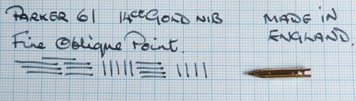 One parker nib - 61,