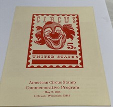 USA 1966 First Day of Issue Stamp American Circus Stamp Program