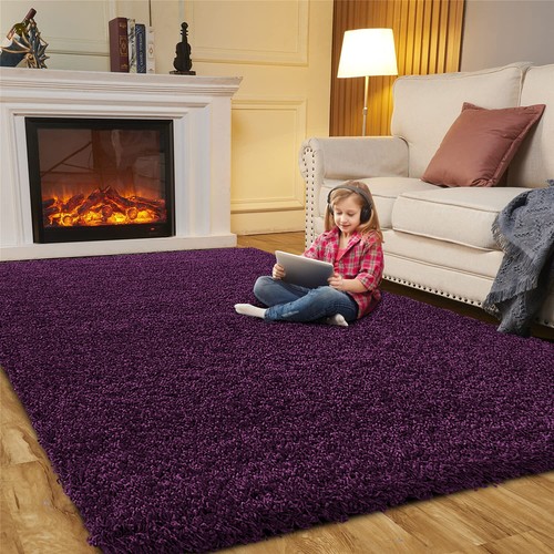 Large shaggy rugs - non, slip