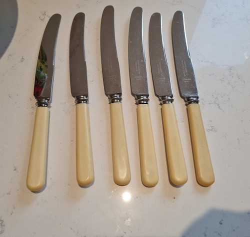 Bone round handled blade - bone,