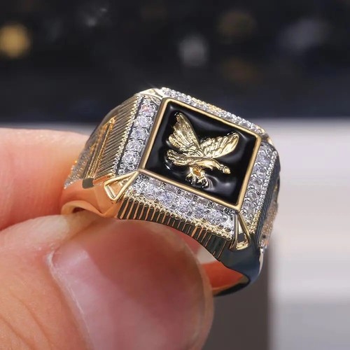 Bald eagle ring - bald,