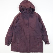 Regatta Women's Purple Waterproof Rain Coat Size 14