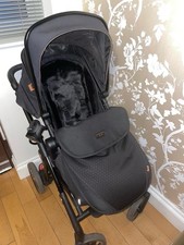 Pram Pushchair Black/Rose