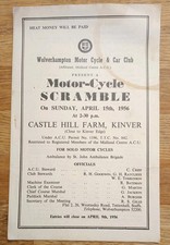 Motor Cycle Racing Scramble