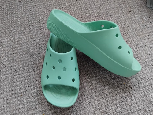 Ladies iconic crocs platform - iconic,