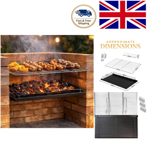 Diy brick charcoal - diy, grill