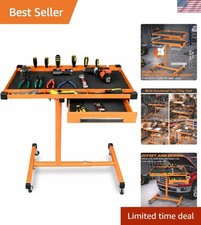 Orange Adjustable Work Table