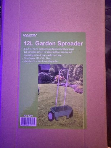 12l garden spreader - spreader, fertiliser