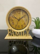 Family Brown Vintage Clock -