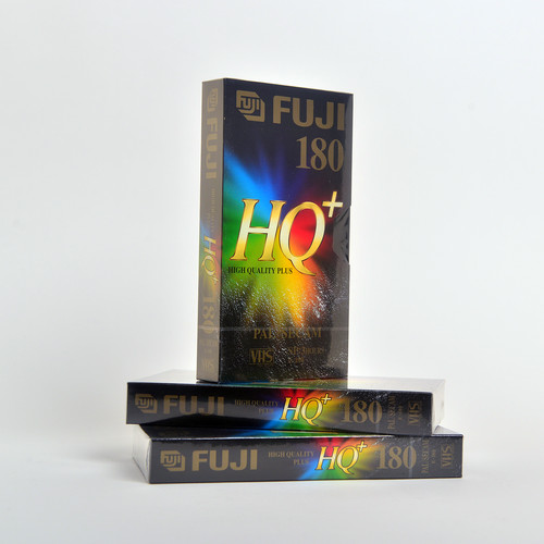 Blank vhs video tape fuji - blank,