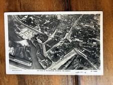 Postcard Air view Rotherham market aerofilms