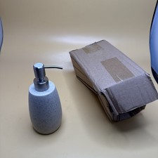 Soap dispenser Refillable Lotion Pump 300 ml Stainless Steel stone effect