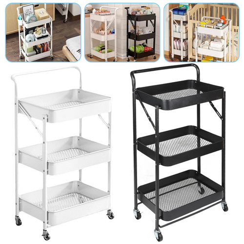 Tier folding trolley cart - folding,