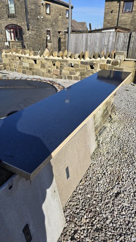 Gloss black granite - black,