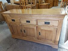 Solid Oak  Sideboard And TV