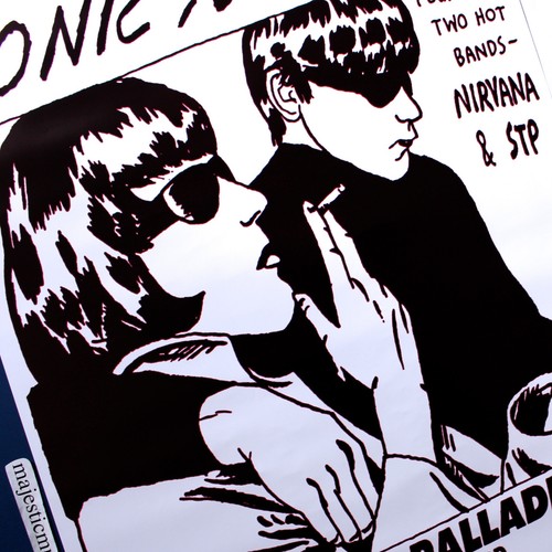 Raymond pettibon art sonic - pettibon,