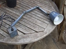 VINTAGE 1950's INDUSTRIAL ANGLE POISE LAMP MEMLITE working very original