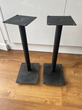 Gale Speaker Stands Black 20inch/51 cm (Check Pictures)