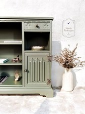 Solid Oak Old Charm Console Table | Hall table | Bookcase