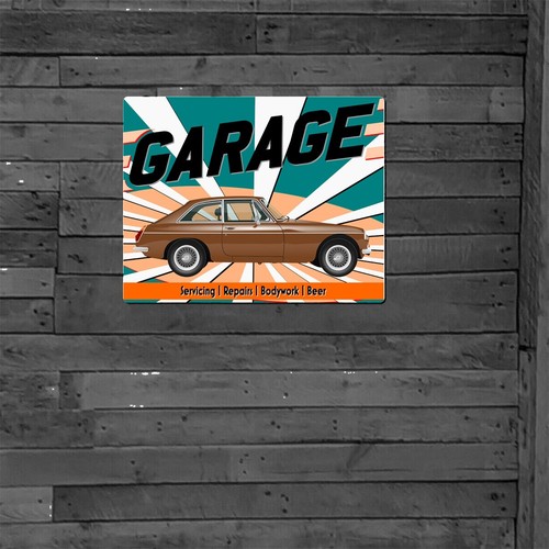 Personalised man cave metal - personalised,