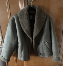Primark Khaki Shearling Jacket