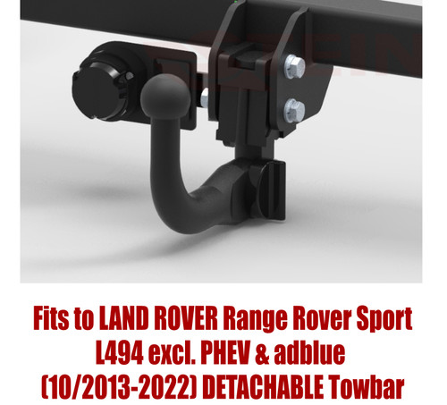 Detachable tow bar - detachable, lr