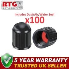 100x Tyre Valve Dust Caps With