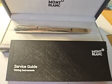 Montblanc M Series Magnetic Silver Metal Rollerball heavy Pen in box