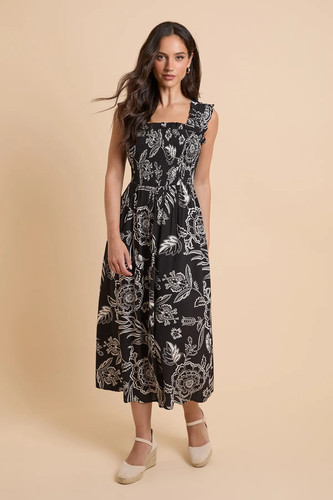 Dorothy perkins black midi - perkins,
