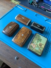 4 X Snuff Boxes And A