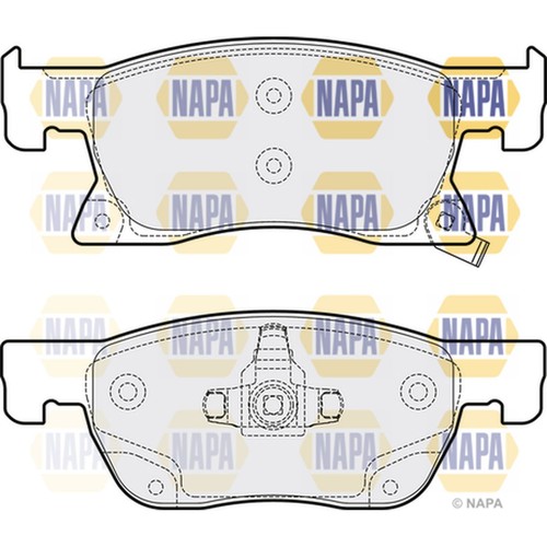 Brake pads set for opel - opel, astra