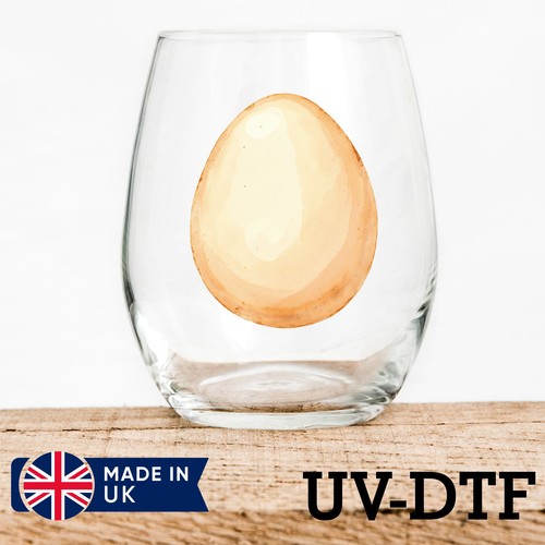 Egg 8pcs dtf stickers - 8pcs, uv