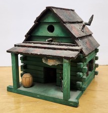 Vintage folk art birdhouse - vintage,