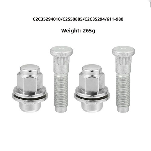 2pcs wheel bolt nuts for - wheel, 1