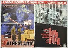 FATHERLAND / DOWN BY LAW (1987) Mini Quad Film Poster - Ken Loach / Jim Jarmusch